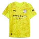 Günstige Fußballtrikots Manchester City Gianluigi Donnarumma 25 Torwart 2025-26 Gelbe Kurzarm